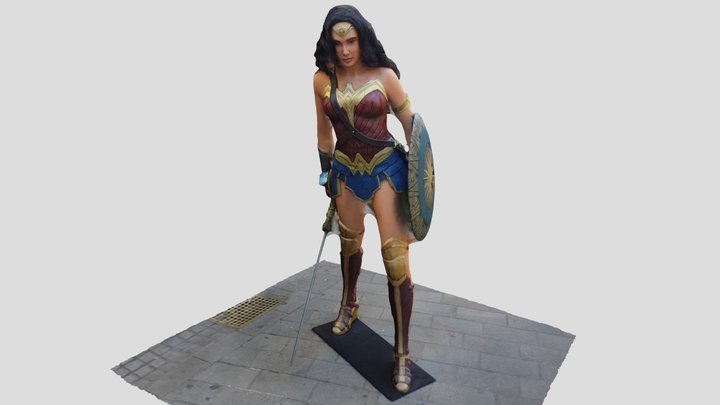Wonder Woman HighRes ReCap Photo 3D Model