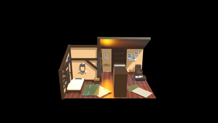 3D Environment and Props 3D Model