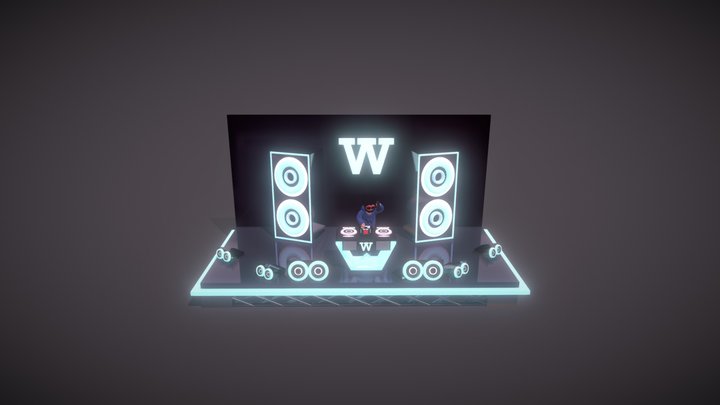 DJ Neon 3D Model