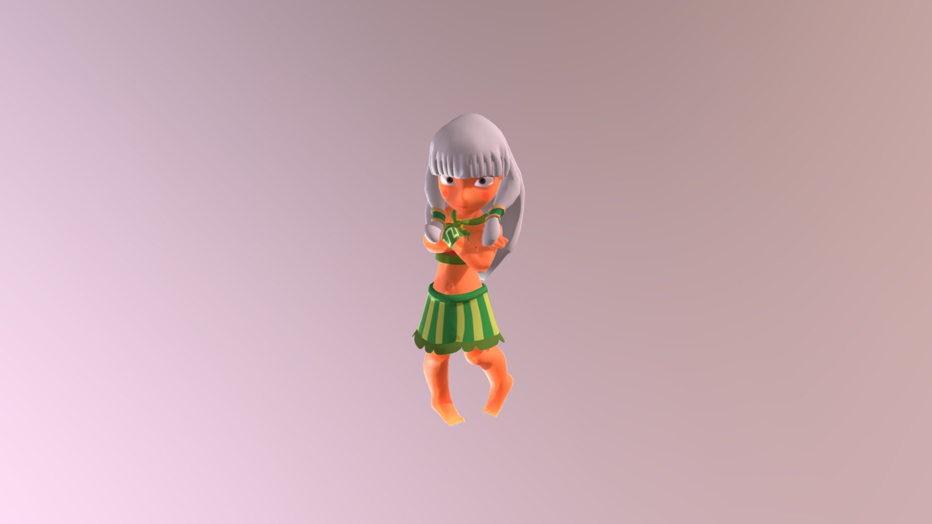 3D fanart of Mandi