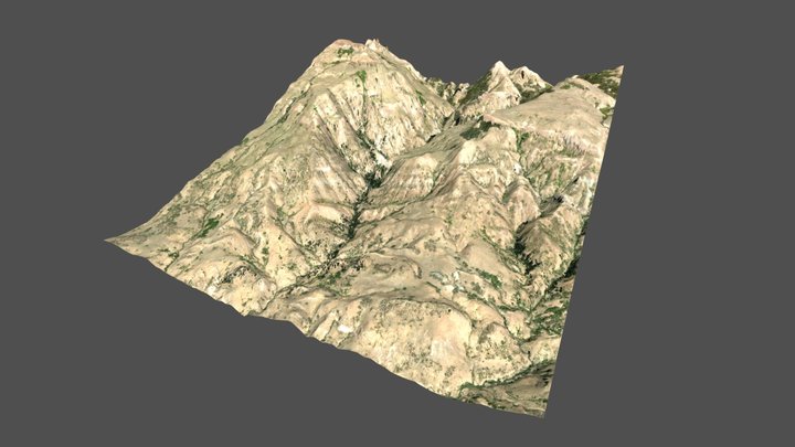Cerro El Tostáo 3D Model