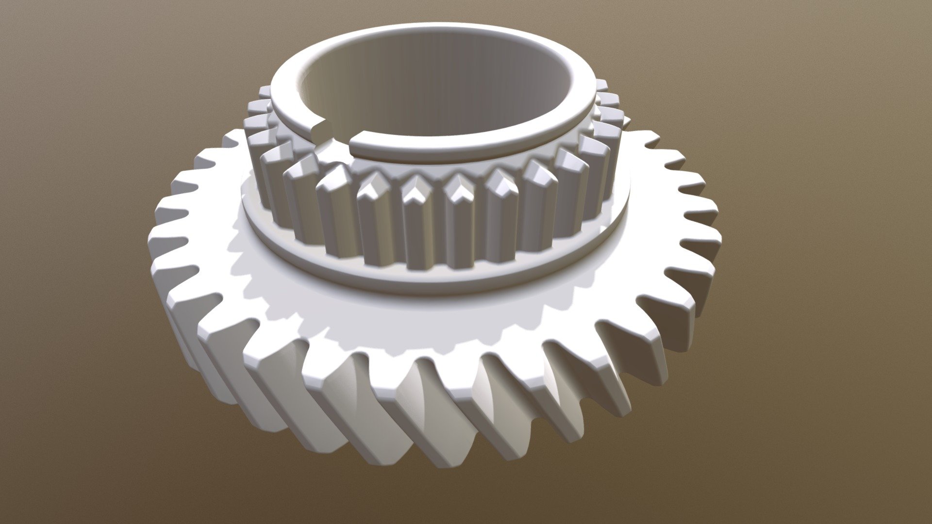 Helical Gear 3D model by Holocreators (swann.rack) [473425a] Sketchfab