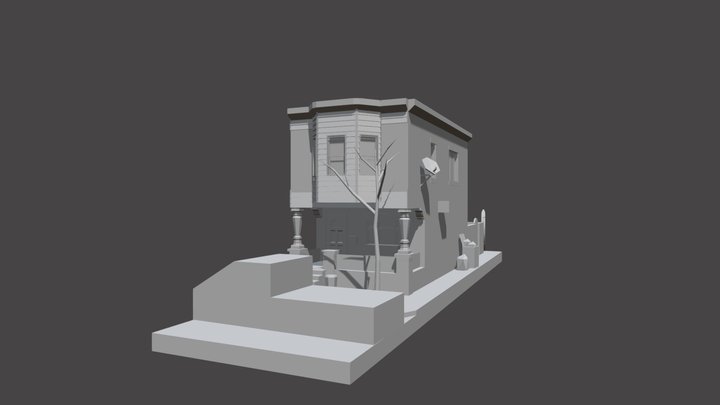 Philadelphia - Rowhomes blockouts - WIP 3D Model