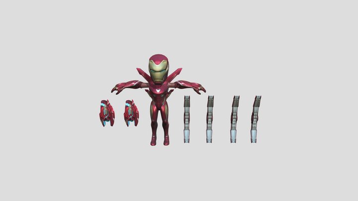 ironman (boy)glb 3D Model