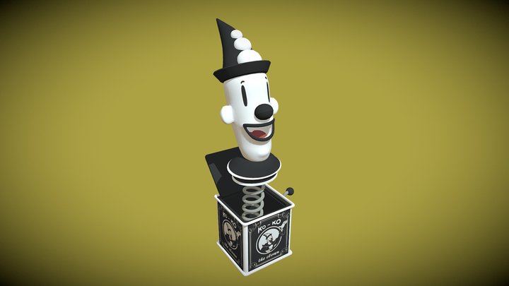 Koko The Clown 3D Model
