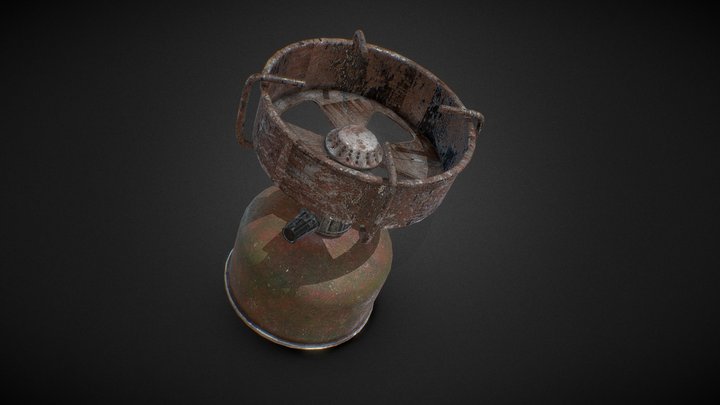 Portable Gas Camping Stove – Free 3D Model STL