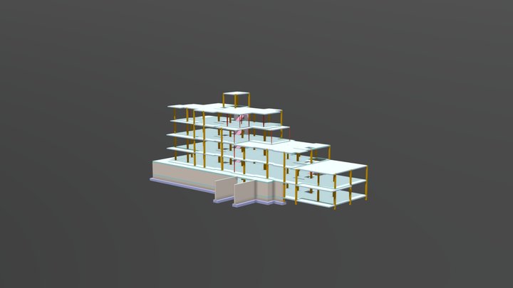 Edificio 2 Avda Castros 3D Model
