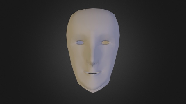 Character Head 3D Model