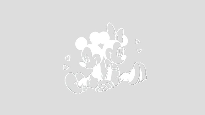 Mickey & Minnie 3D Model