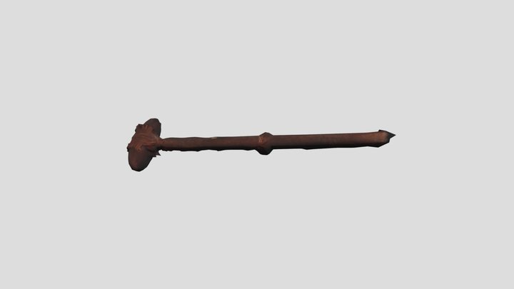 Warclub Cleaned 3D Model