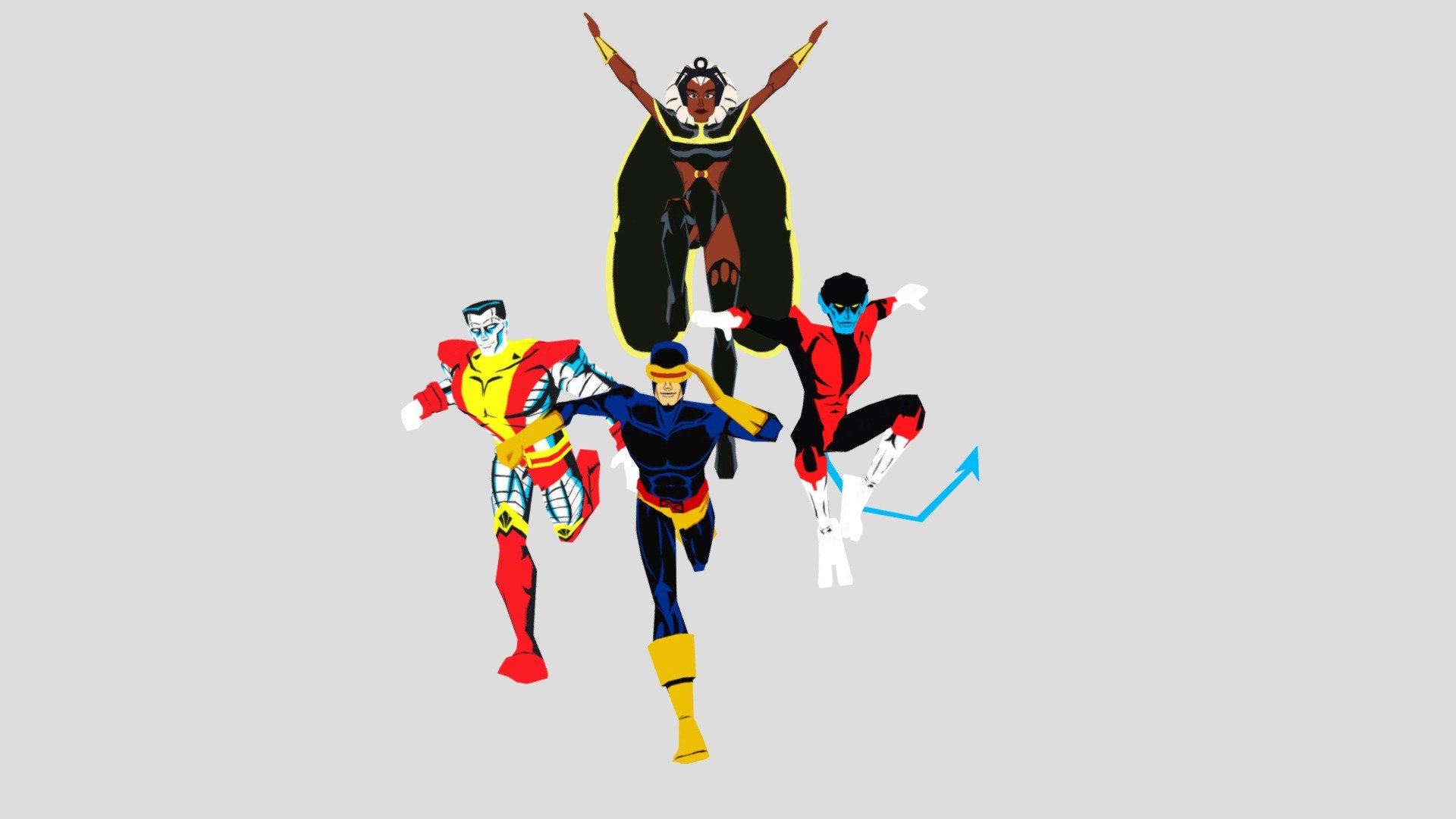 X-Men - Download Free 3D model by Jonathan.C_Arts [4739863] - Sketchfab