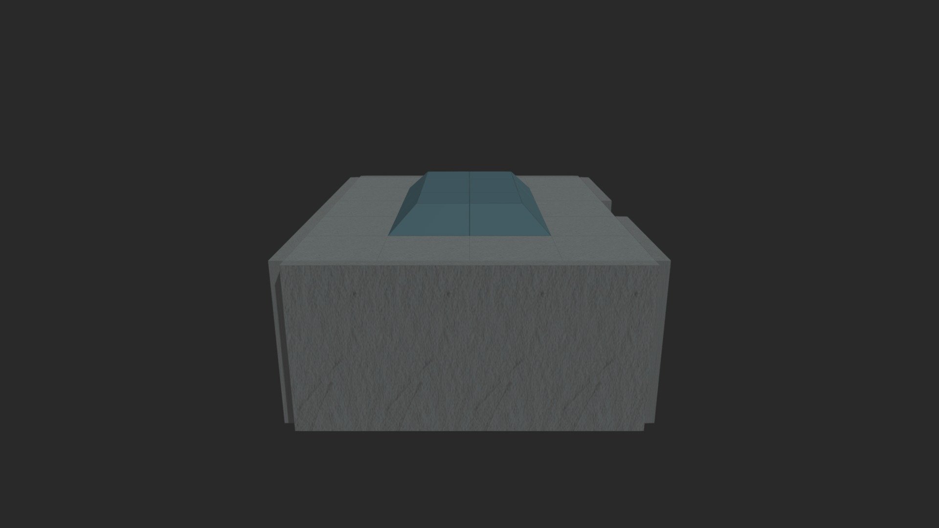 vase in a dark room and stuff diorama