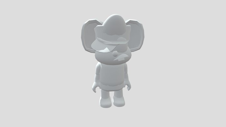Shiftylook Mappy Untextured 3D Model