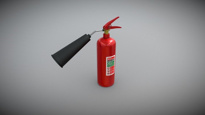 Extinguisher 3D Model