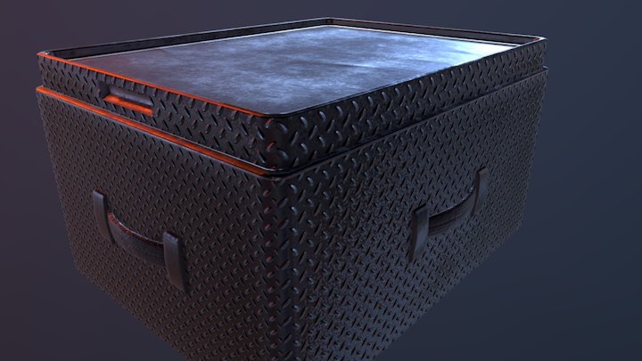Crate 02 3D Model