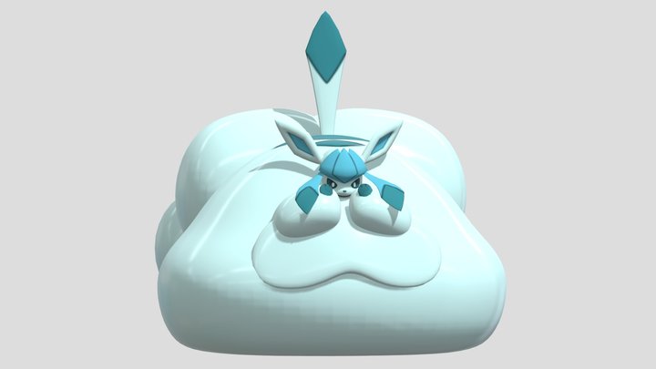 INFLATION FAT Glaceon 3D Model