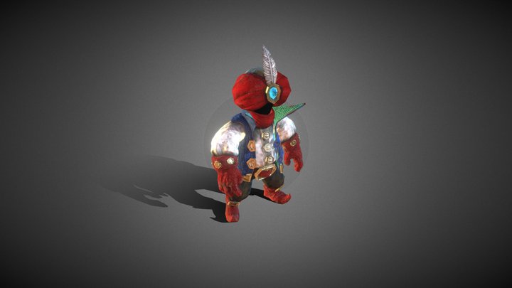 Little Mage 3D Model