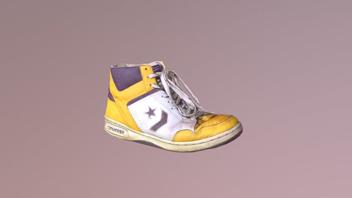 Converse - Lakers 1986 3D Model