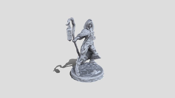 Scan 2 - Oathsworn Witch - Base Model 3D Model