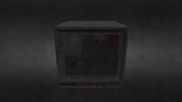 Old Style TV 3D Model