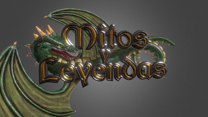 Logotype Mitos y Leyendas 3D Model