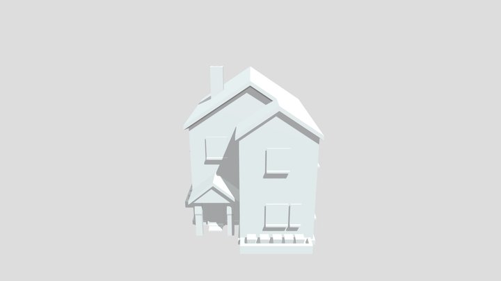 Suburb-house-1 3D Model