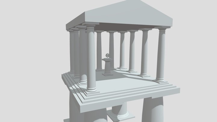 Doric Pillar Export 3D Model