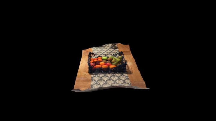 Fruit Basket 3D Model