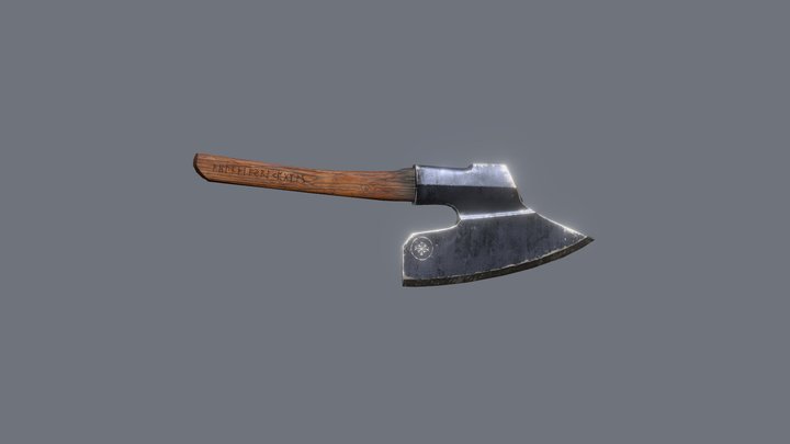 Goose weing axe 3D Model