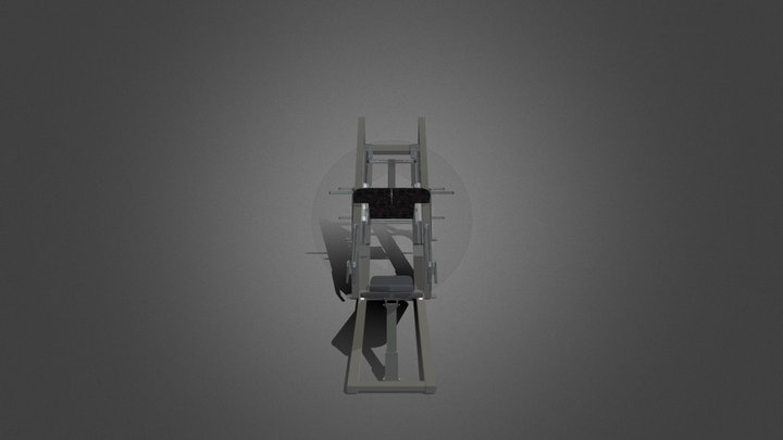 Squat Press Machine 3D Model