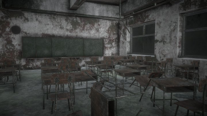 abandoned school – Modello 3D gratuito STL