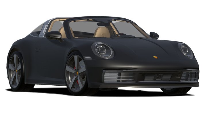 Porsche 911 Targa 4S 3D Model
