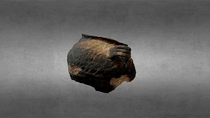 NHMU Ceramic Sherd 1005 3D Model