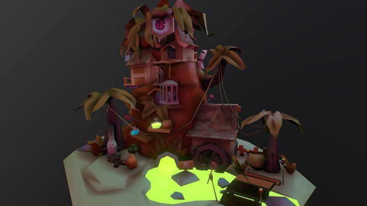 Voodoo Cabin | University Project 3D Model
