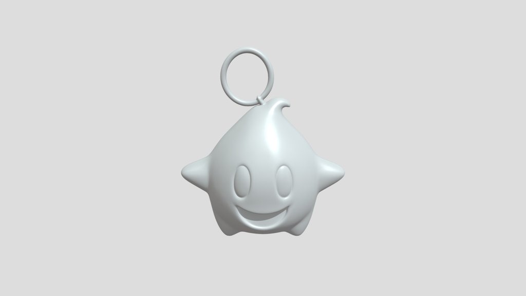 Star-shaped toy keychain character