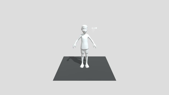Oliver - Orphan Child 3D Model