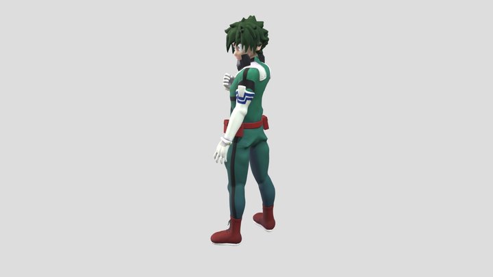 Anime Character Deku 3D 3D Model