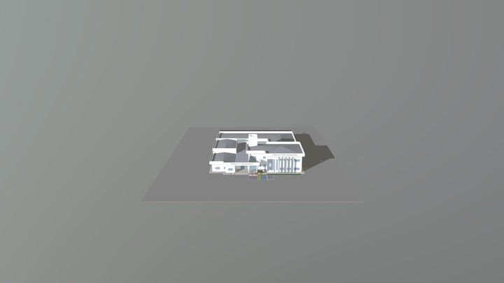 Prefeitura e Câmara Braço do Trombudo 3D Model