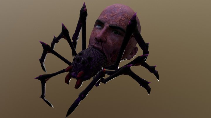 Horrid Spider Texture Challenge 3D Model