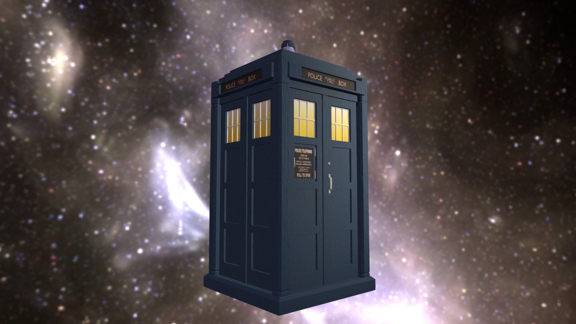 13th Doctor Tardis V2 Download Free 3d Model By