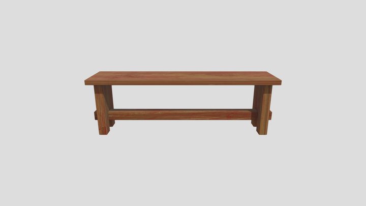 Bloody bench 3D Model