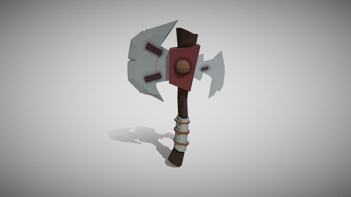 Fantasy Axe 3D Model