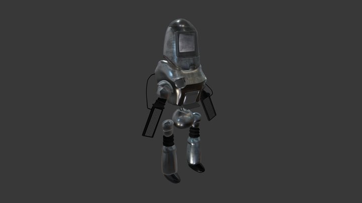 Protectron Computer 3D Model