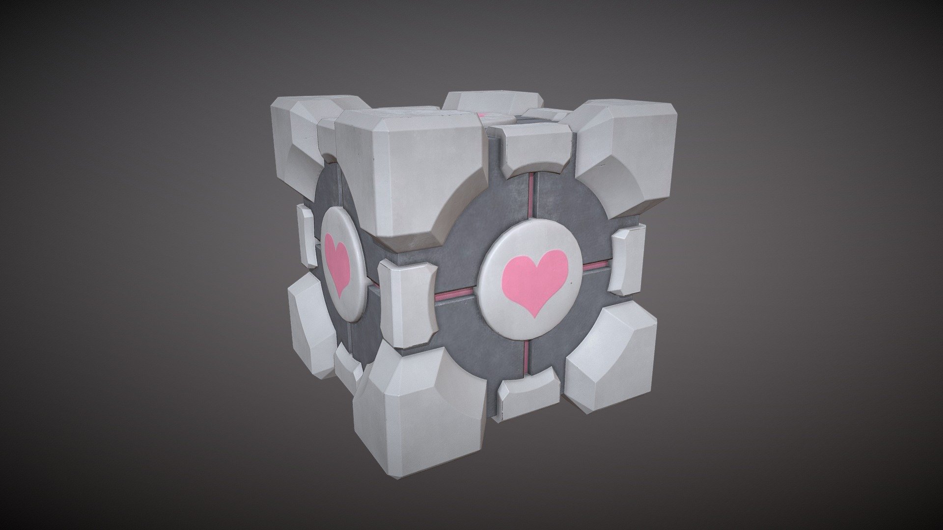 Companion Cube - Download Free 3D model by Michael Klement