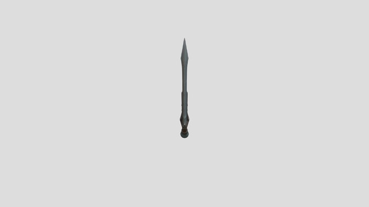 ornate medieval sword 3D Model