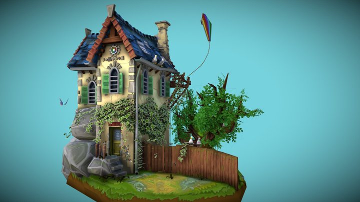 Old dreamer's house 3D Model