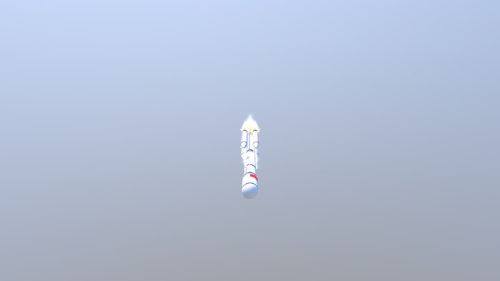 火箭 3D Model