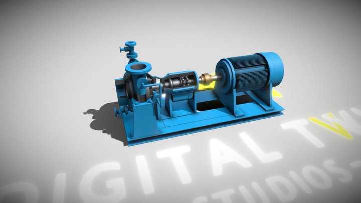 Centrifugal Pump 3D Model