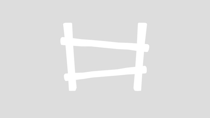 Low Poly Fence 1 – Kostenloses 3D-Modell STL