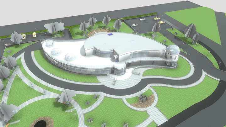 Морщакова Людмила // Ресторан 3D Model